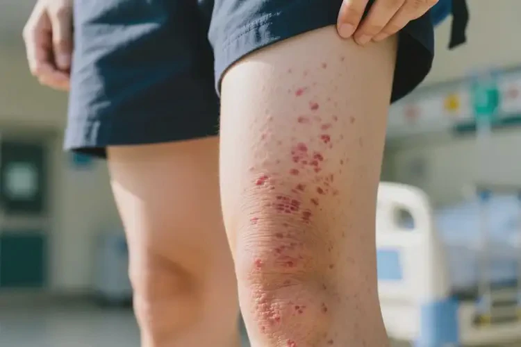 大學(xué)生大腿上起濕疹能徹底自愈嗎(圖4)