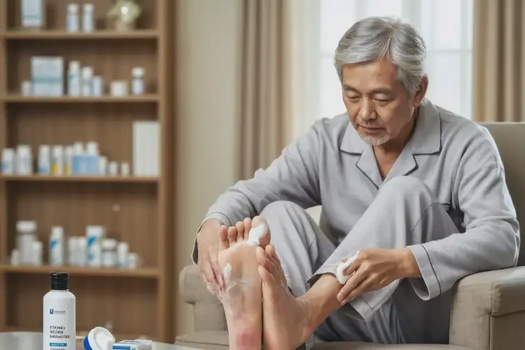 老年人脚上出现湿疹不管它会自己好吗(图2)