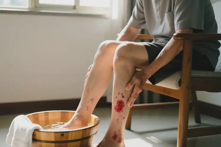 老人小腿上起濕疹能夠徹底治愈嗎(圖3)