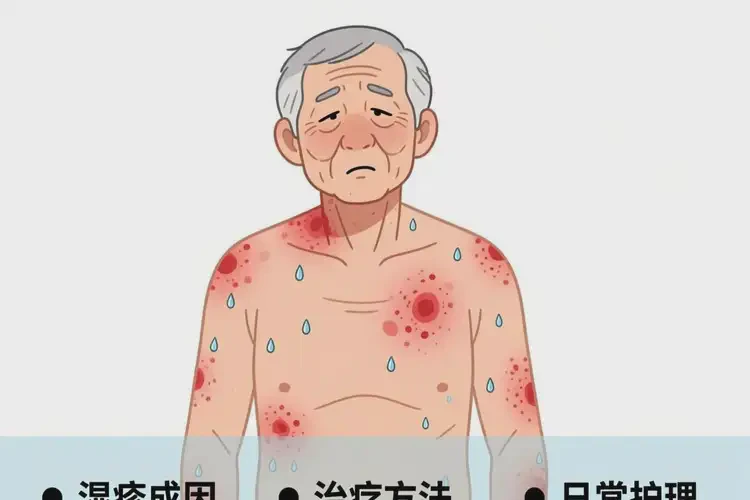 老人全身有濕疹可不可以徹底自愈(圖2)
