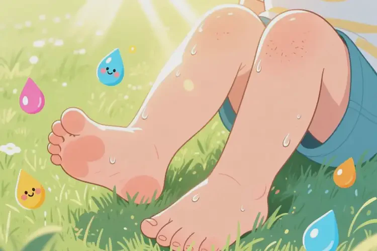 少兒腳上長(zhǎng)濕疹能徹底自愈嗎(圖3)