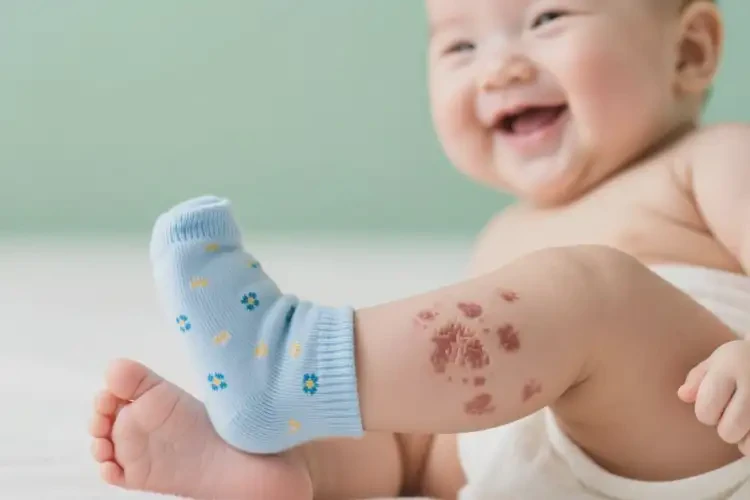 嬰幼兒四肢出濕疹不管它會(huì)自己好嗎(圖1)