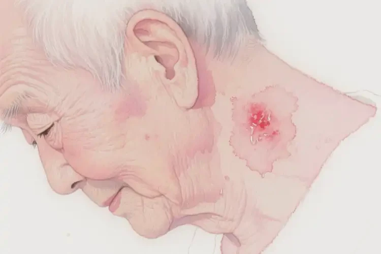 老人脖子上容易起濕疹能靠自己自愈嗎(圖2)