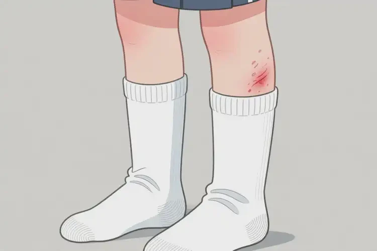 小學(xué)生大腿偶爾長濕疹不管它會自己好嗎(圖2)