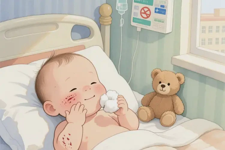 嬰兒身上經(jīng)常長濕疹不管它會自己好嗎(圖2)