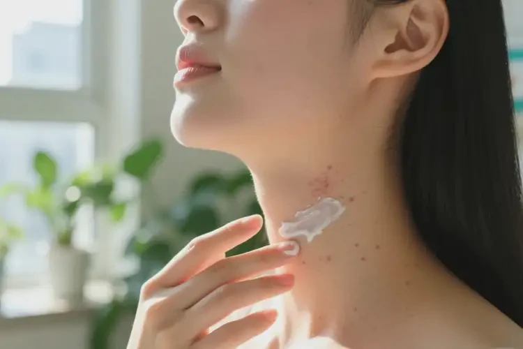 女生脖子出現(xiàn)濕疹可不可以徹底自愈(圖4)