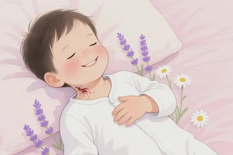 孩子脖子上经常起湿疹能彻底自愈吗(图1)