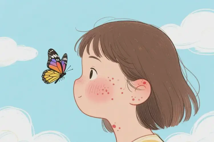 小孩面部偶尔起湿疹可以彻底自愈吗(图3)