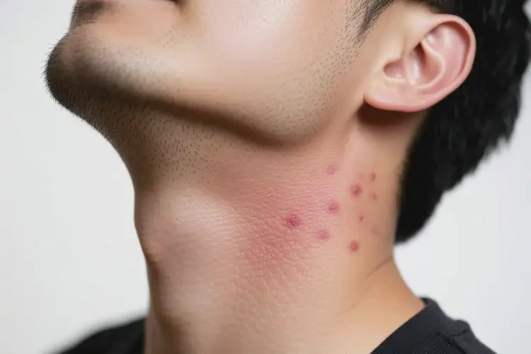 男人脖子上偶爾長濕疹能不能徹底自愈(圖2)