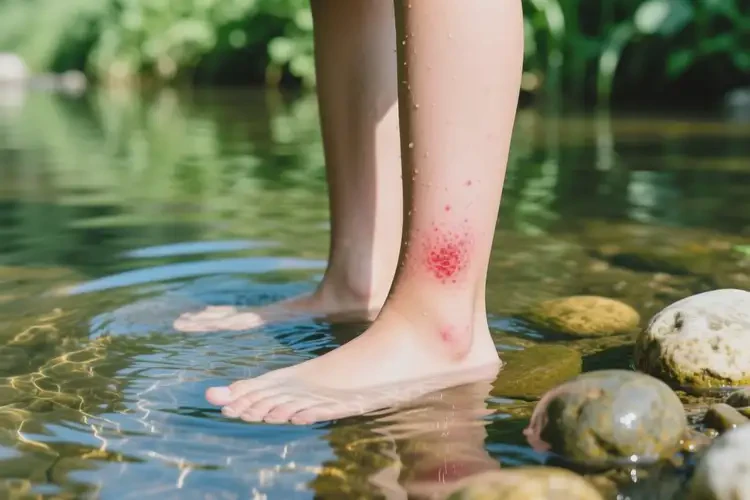 青少年腳上偶爾起濕疹不管它會(huì)自己自愈嗎(圖1)
