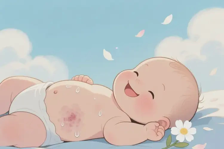 寶寶肚子容易長濕疹能夠徹底治愈嗎(圖2)