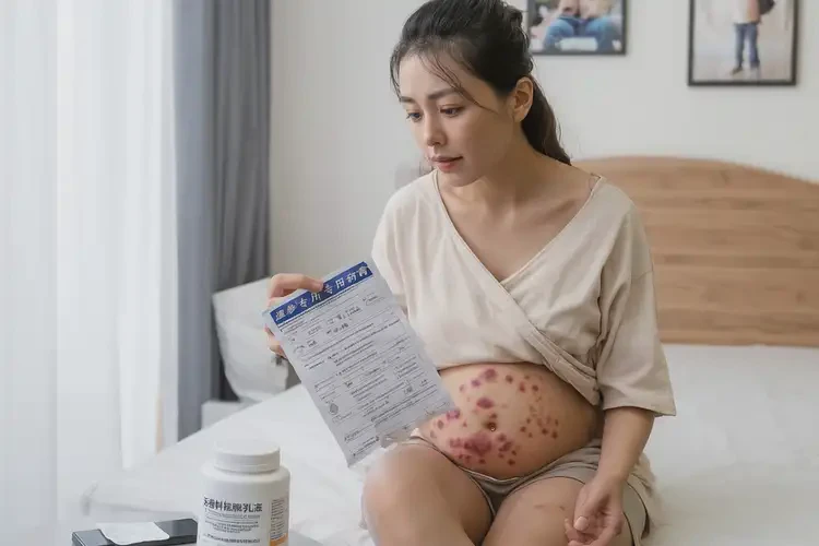 哺乳期媽媽肚子經(jīng)常長濕疹不管它會自己好嗎(圖1)