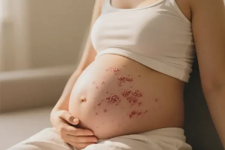 孕婦肚子上有濕疹可不可以徹底自愈(圖2)