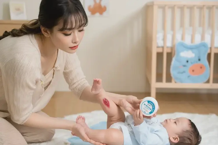 嬰兒大腿上偶爾起濕疹能夠徹底治愈嗎(圖3)