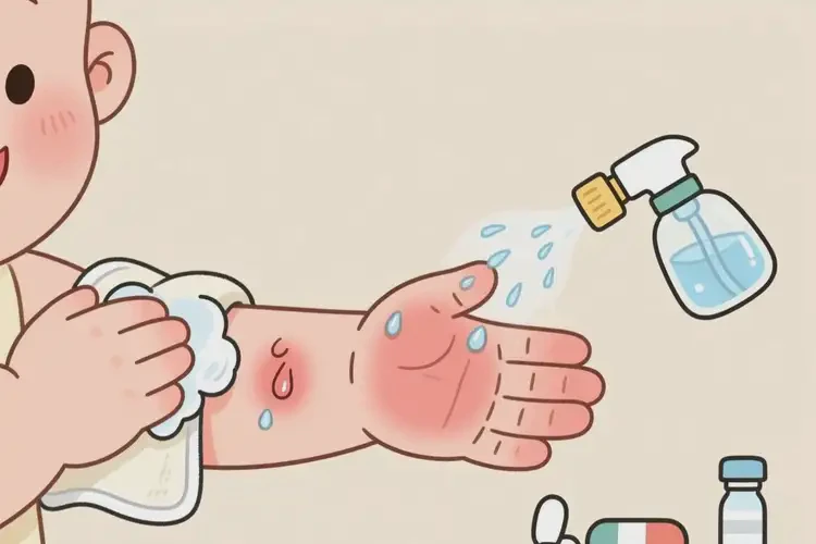 寶寶手臂容易起濕疹能夠徹底治愈嗎(圖3)