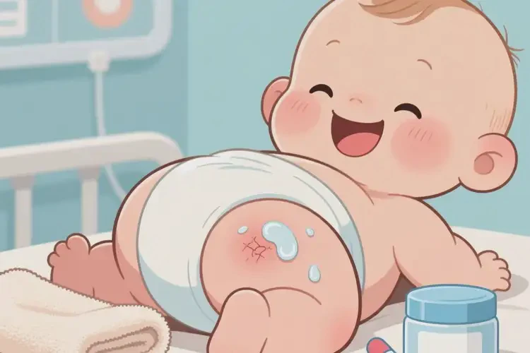 嬰幼兒屁股起濕疹可不可以徹底自愈(圖2)