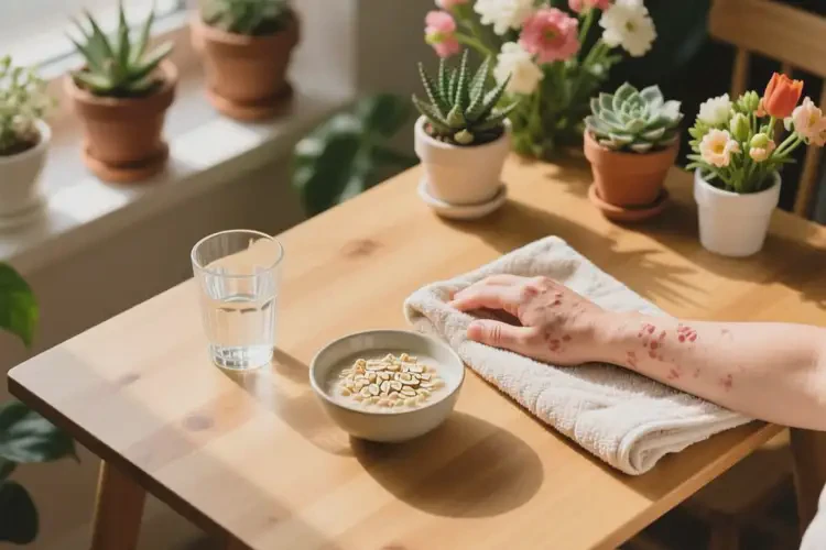 青年人身上出現(xiàn)濕疹可不可以徹底自愈(圖2)