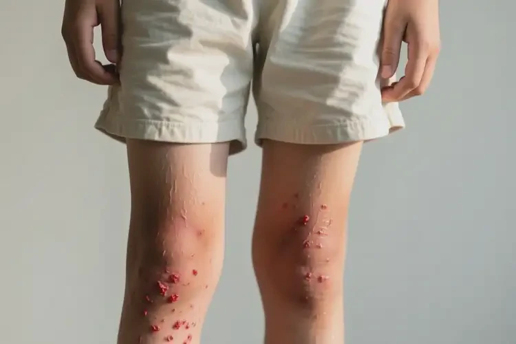 青少年大腿上有濕疹不管它會自己痊愈嗎(圖4)