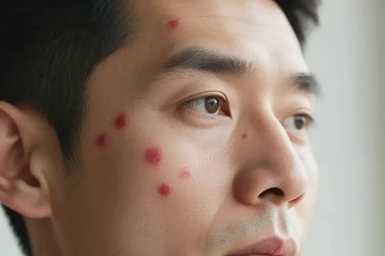 男人面部出現(xiàn)濕疹能徹底自愈嗎(圖3)