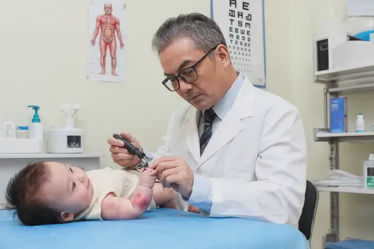 寶寶手上出現(xiàn)濕疹能靠自己自愈嗎(圖2)