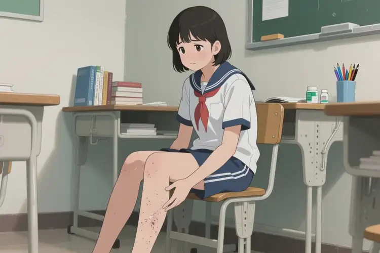 中學生大腿上偶爾長濕疹能靠自己自愈嗎(圖2)