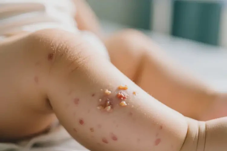 幼儿小腿上有湿疹能彻底自愈吗(图4)