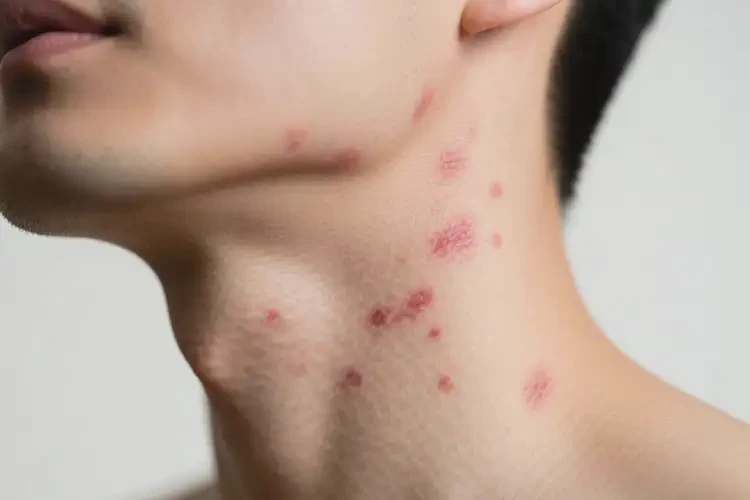 男人脖子上偶爾長濕疹能不能徹底自愈(圖4)