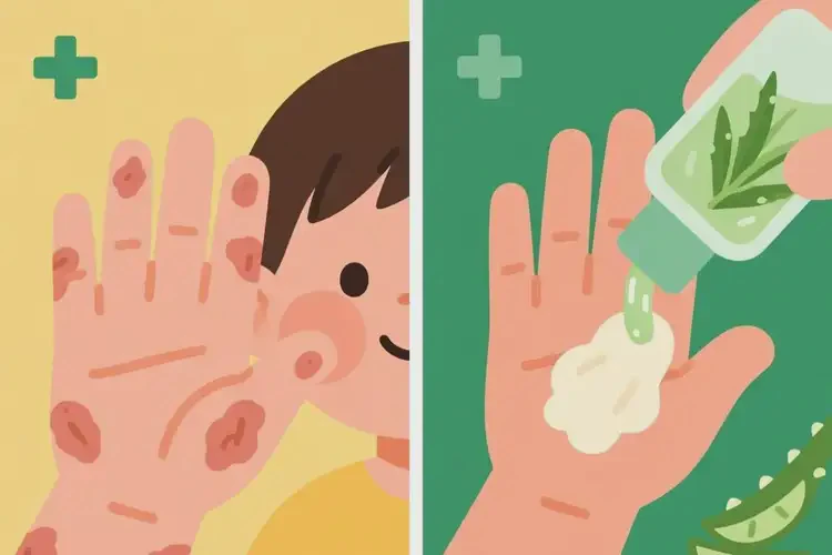 小兒手上出濕疹能夠徹底治愈嗎(圖1)
