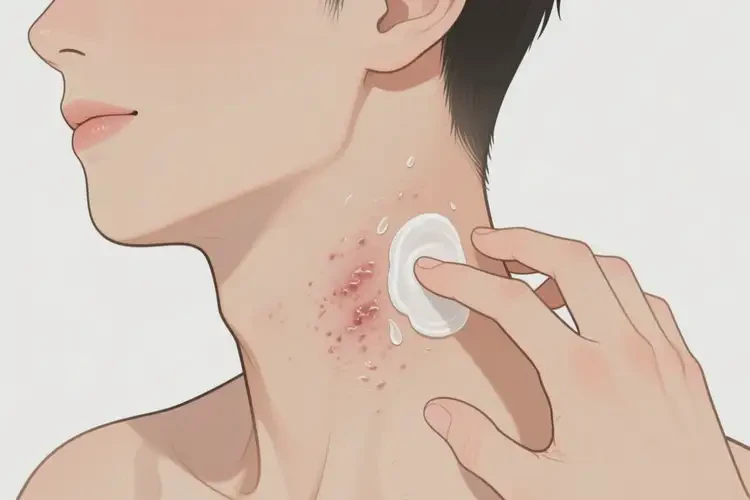 男生脖子上容易起濕疹能徹底自愈嗎(圖3)