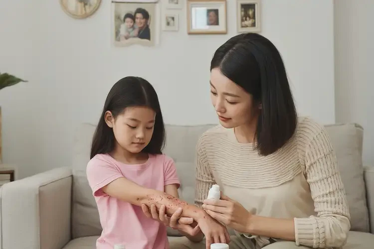 小兒手臂容易起濕疹能夠徹底治愈嗎(圖3)