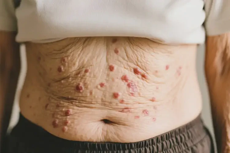 老人肚子出湿疹能靠自己自愈吗(图2)