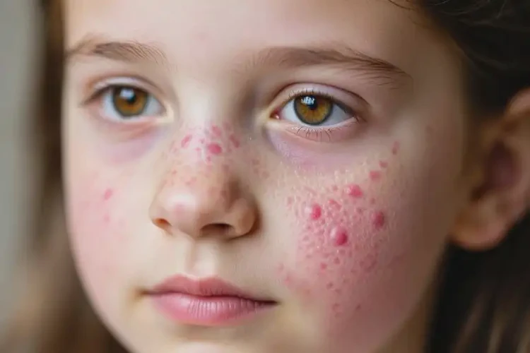 女生臉上偶爾長(zhǎng)濕疹能徹底自愈嗎(圖2)