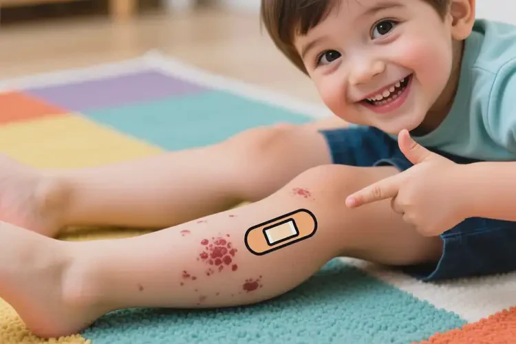 兒童大腿有濕疹不管它會自己好嗎(圖1)