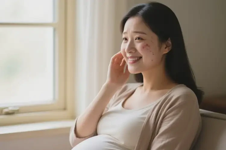 孕婦臉上有濕疹不管它會(huì)自己好嗎(圖4)