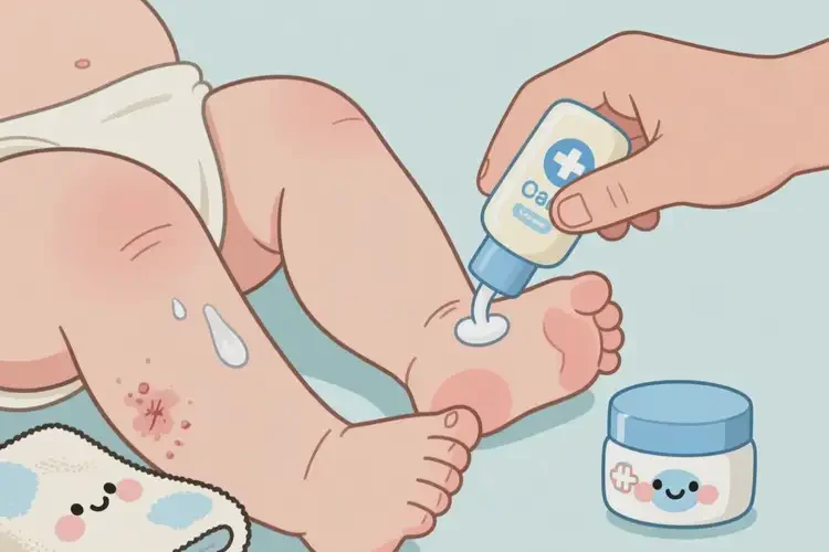 宝宝小腿有湿疹能靠自己自愈吗(图3)