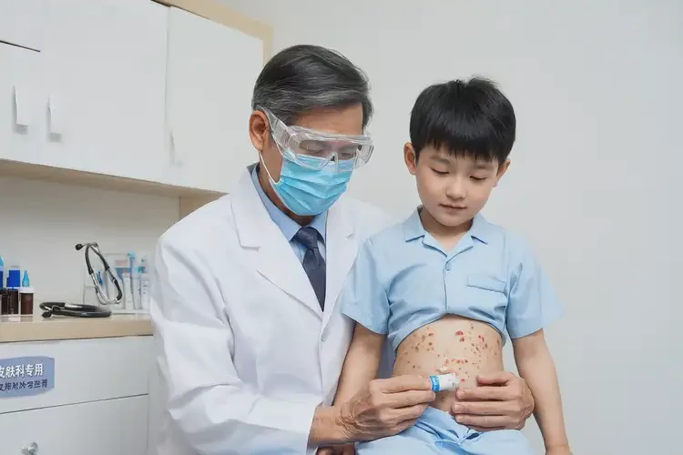 孩子肚子出現(xiàn)濕疹可以徹底自愈嗎(圖3)