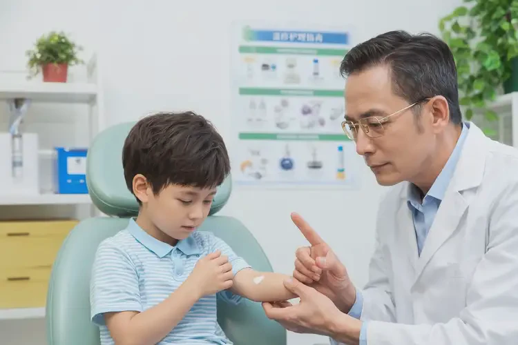 少兒肚子上偶爾長濕疹不管它會(huì)自己痊愈嗎(圖3)