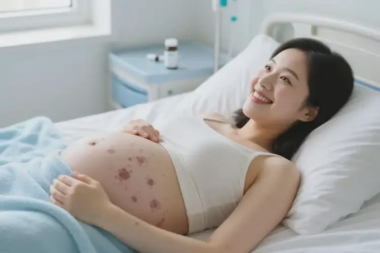 產(chǎn)婦肚子上偶爾起濕疹能夠徹底治愈嗎(圖4)