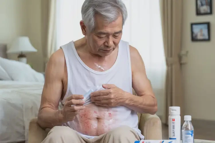 老年人肚子上容易長濕疹可不可以徹底自愈(圖2)