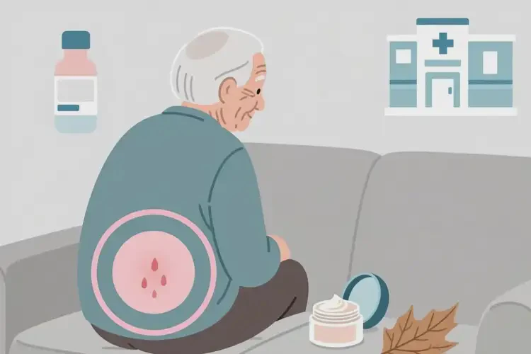 老人屁股上經常長濕疹能靠自己自愈嗎(圖2)