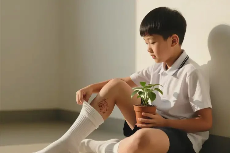 中學(xué)生小腿上容易起濕疹不管它會自己好嗎(圖2)