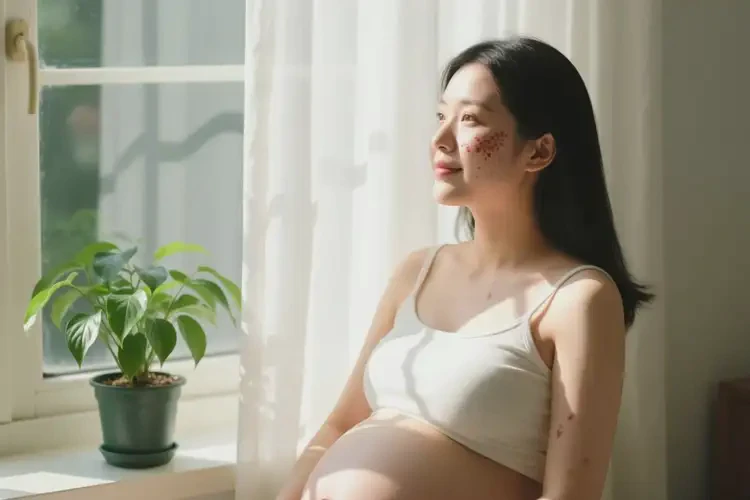 孕婦臉上偶爾長(zhǎng)濕疹能徹底自愈嗎(圖2)