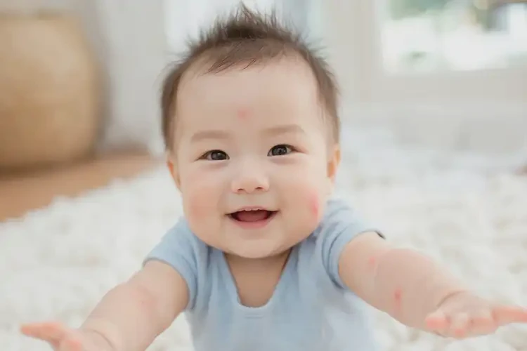 婴幼儿身上偶尔长湿疹不管它会自己好吗(图4)