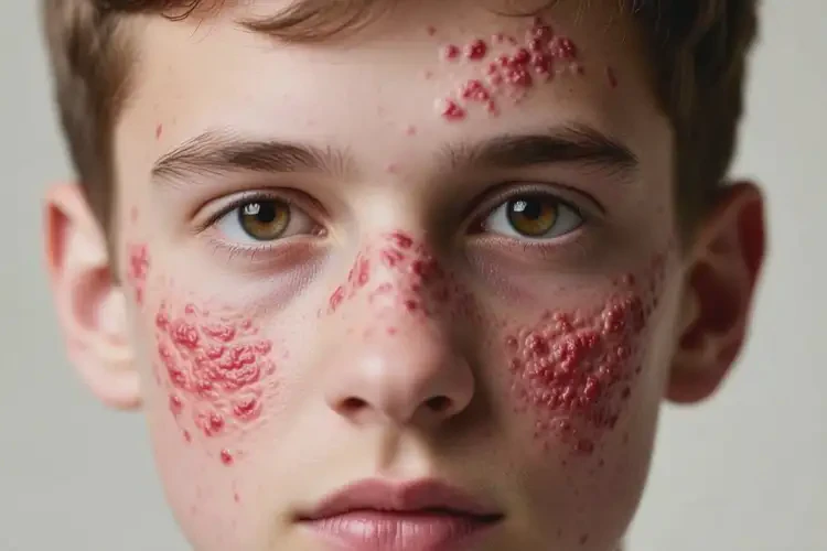 男性臉上經(jīng)常長(zhǎng)濕疹不管它會(huì)自己好嗎(圖4)