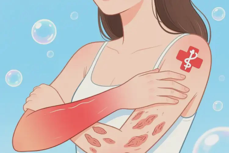 女性四肢容易起濕疹不管它會自己自愈嗎(圖1)