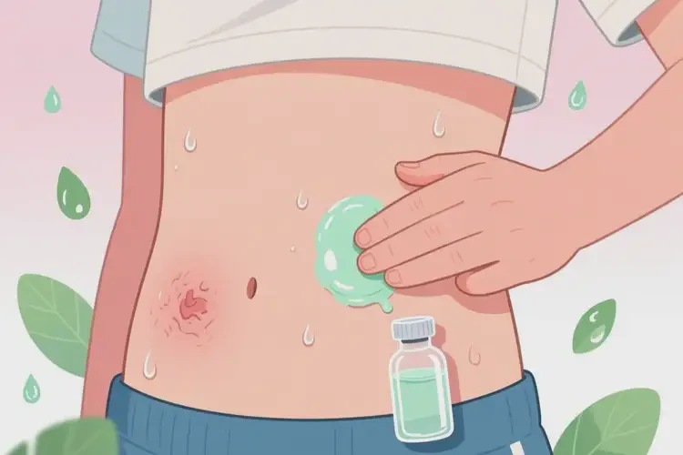 青少年肚子上容易長(zhǎng)濕疹能夠徹底治愈嗎(圖2)