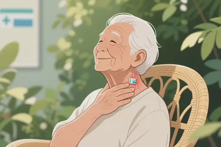 高齡老人脖子有濕疹不管它會(huì)自己痊愈嗎(圖3)