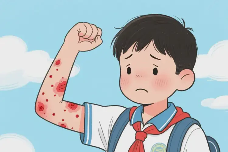 小學(xué)生手臂經(jīng)常起濕疹不管它會自己好嗎(圖4)