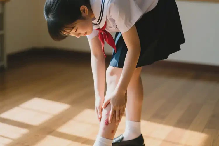 中學(xué)生小腿上出濕疹能徹底自愈嗎(圖1)