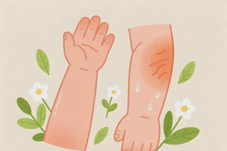 少兒手臂長濕疹能徹底自愈嗎(圖3)